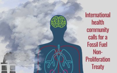 International Health Organizations Call for Fossil Fuel Non-Proliferation Treaty To Protect Lives Of Current and Future Generations