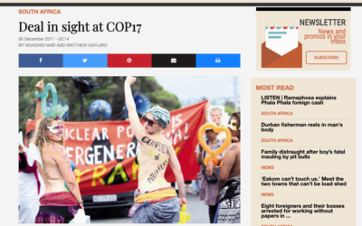 Deal in sight at COP17